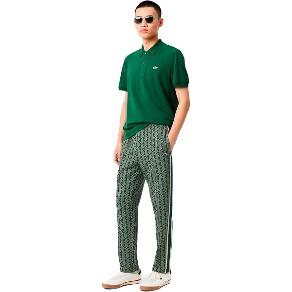 Amazon | [Lacoste] [公式] サイドテーピングモノグラムジャカード
